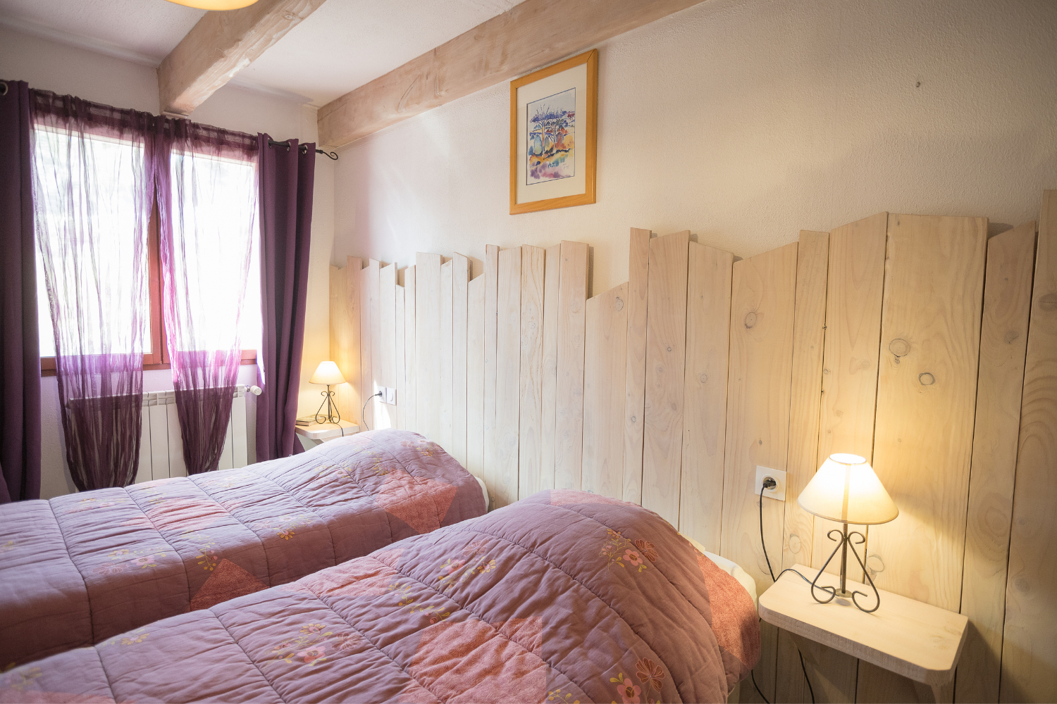 Chambre enfants du gîte Garrigue