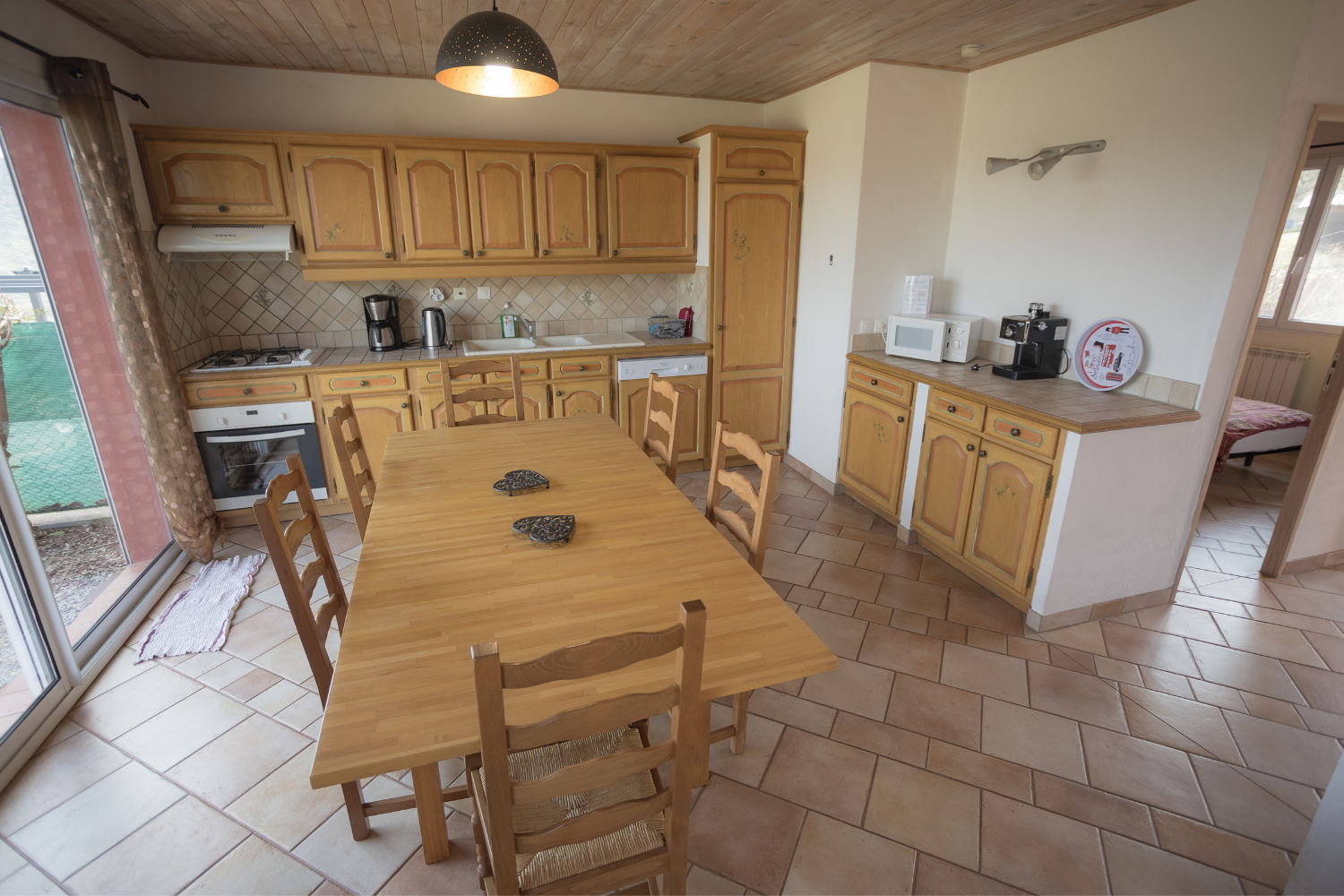 Salle à manger du gîte Salagou