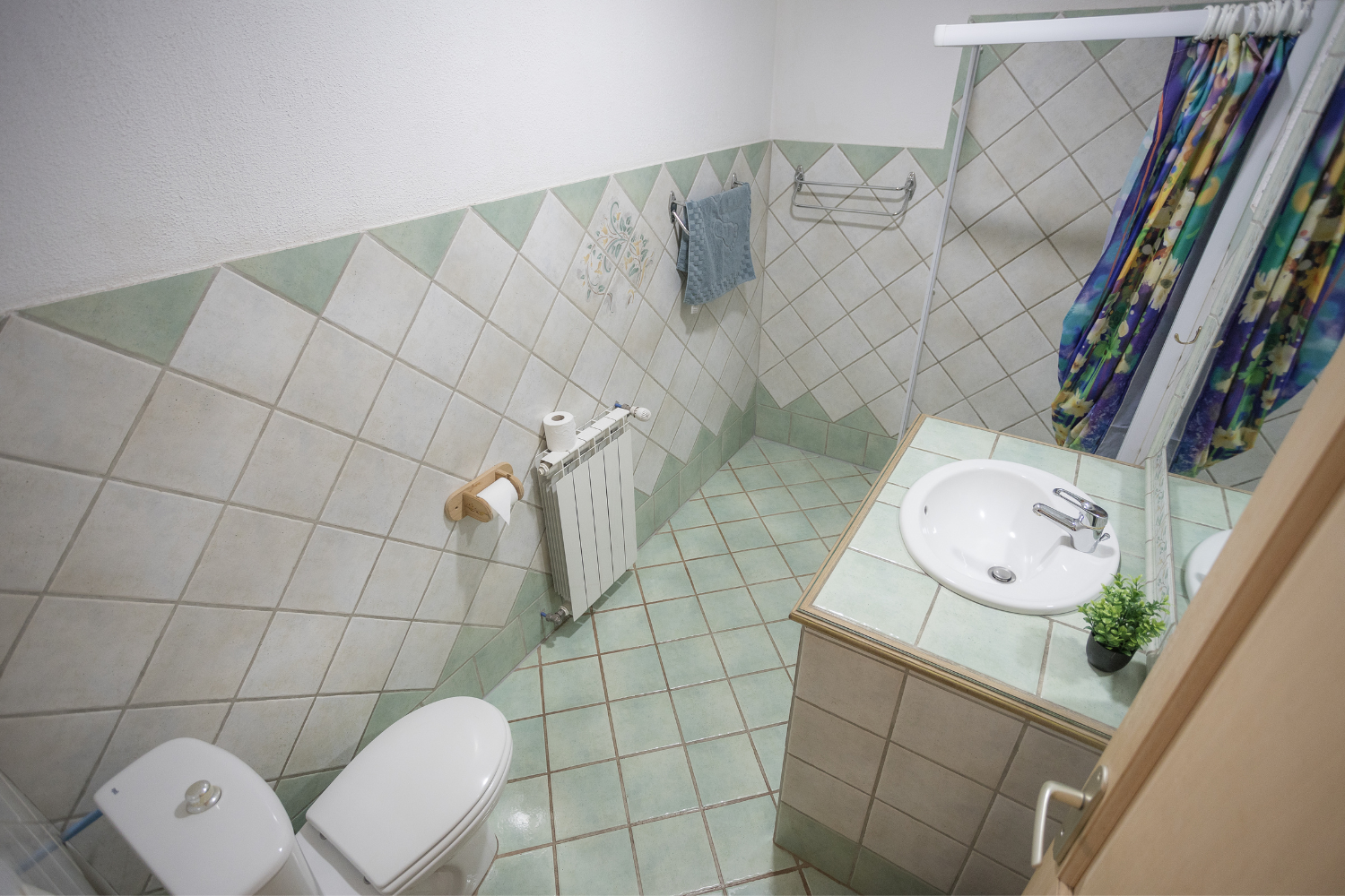 Salle de bain du gîte Lavande